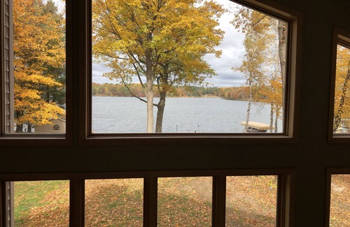 Deerwood Cabin | Lakeside home on one acre with private beach 90 minutes from the Twin Cities