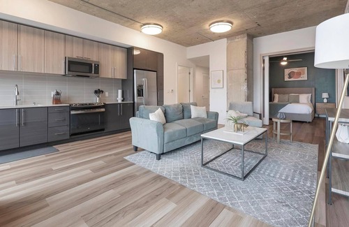 Baileys Crossroads Apartment | Landing | Modern 2BD, Game Room, Gym