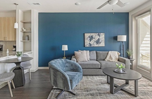 Anna Apartment | Landing | Stylish 1BD, Gym, Yoga Studio