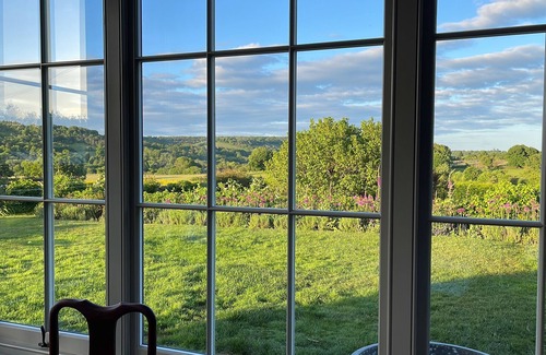 Shere House | Large family home in stunning setting, wonderful views, pool, tennis court