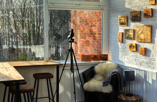 Gluecksburg Apartment | Large penthouse by the sea - box seat on the fjord -