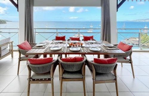 Pointe du Bout Apartment | Le Grand Bleu T5 Haut standing, vue mer et pieds dans l'eau