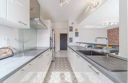 Ferrandiere - Maisons Neuves Apartment | Le Mistral 4 people with balcony in Villeurbanne.