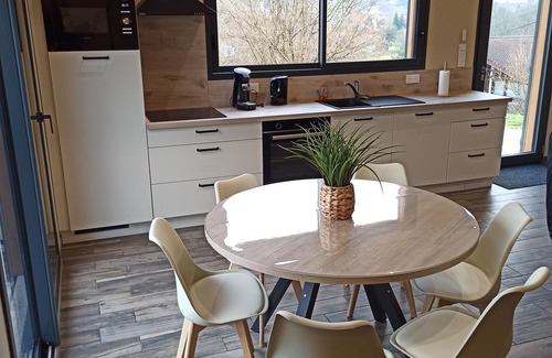 Ban-de-Laveline Ski Chalet | Le Nid Douillet : New chalet with breathtaking views, private JACUZZI and SAUNA