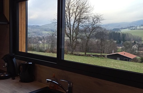 Ban-de-Laveline Ski Chalet | Le Nid Douillet : New chalet with breathtaking views, private JACUZZI and SAUNA