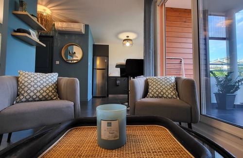 St Gilles-les-Bains Apartment | Le "Rêve bleu" cosy studio with varangue ⛱