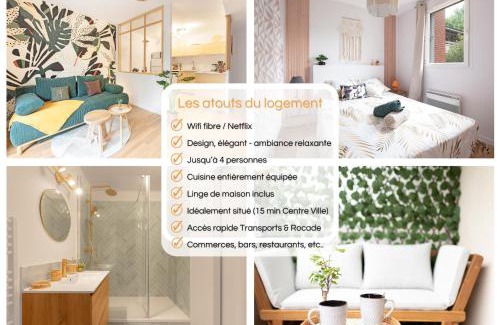Toulouse North Apartment | Le Tropical Bali, Appt T2, proche métro et centre ville