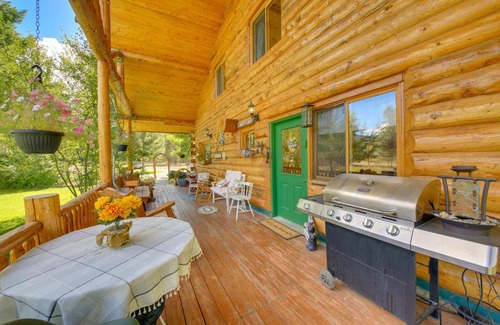 Libby House | Libby Home with Mountain Views Gazebo and Fire Pit!