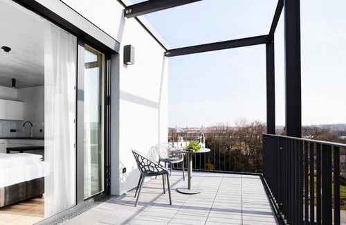 Berg Apartment | Livisit Bergapartment 21 - Doppelbettzimmer 36 qm - mit Großer Süd-dachterrasse