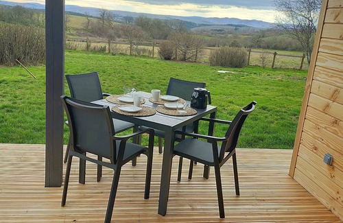 Brazey-en-Morvan Ski Chalet | Lodge Acacia Private SPA Quiet Sauna Surrounded by Nature view of Mont du Morvan