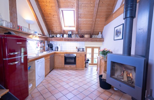 Unterdießen House | Loft for families, groups, fireplace, near Ammersee, Allgäu, Neuschwanstein