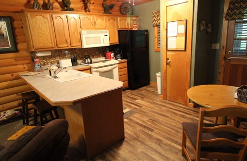 Notch Estates Cabin | Log Cabin Pool, Wooded, Secluded,Jacuzzi, WiFi, nature trails,1 mile from SDC