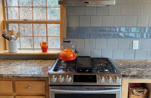 Williamsville Cabin | Log Cabin w/Amazing Views, River Frontage & Hot Tub