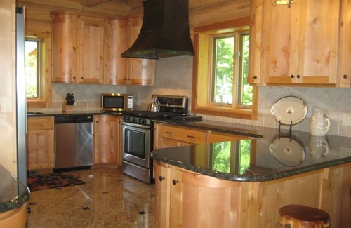 Brevort Cabin | Log Home on Lake Michigan