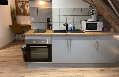 Bourges Apartment | Love Room downtown with Jacuzzi