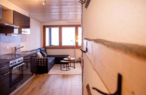 Barboleusaz Apartment | Lovely apartment for 4 guests with WIFI, TV and balcony