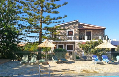 Old Hersonissos Apartment | Lovely apartment for 4 people with pool, A/C, WIFI, TV and terrace