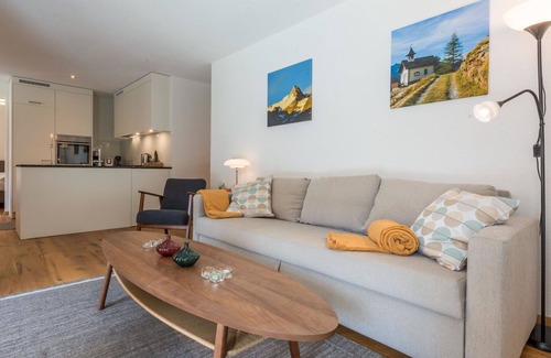 Saas-Balen Apartment | Lovely apartment for 5 guests with WIFI, TV, balcony and pets allowed
