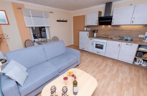 Stangerode Apartment | Lovely apartment for 4 guests with WIFI, TV and patio