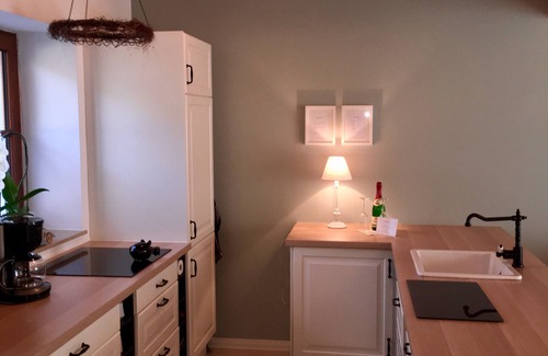 Paditz Apartment | Loving apartment for couples in the new half-timbered house in Altenburger Land