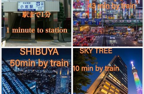 Kitakoiwa Apartment | LUNA HOUSE 201 New Open near the station 30 sec