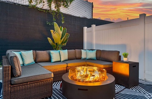 Mid-City Apartment | Lux 3BR w/King Beds & Fire Pit