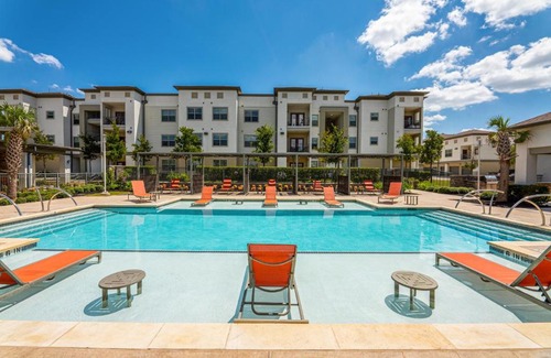 Leander Apartment | Luxe 3B/2B Getaway - Pool, Gym, Parking, Pet Wash