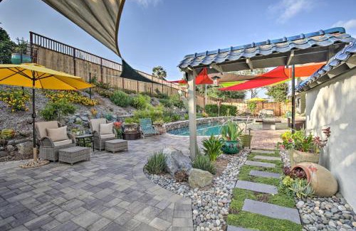 Mount Helix Villa | Luxe El Cajon Oasis with Pool, Fire Pit and Pavilion