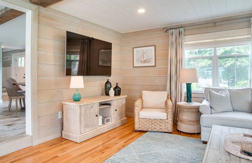 Silver Beach House | Luxe North Falmouth Home Rental: Walk to Beach!