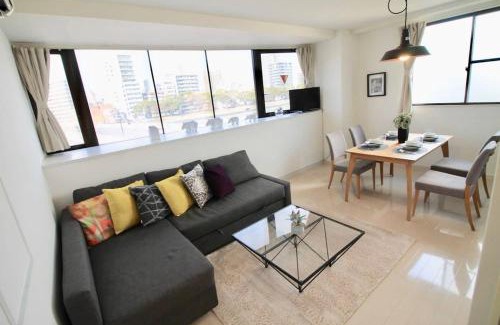 Minami Ward Apartment | Luxes by b hotel - 10 min Hiroshima Station & 2BR Up to 10p