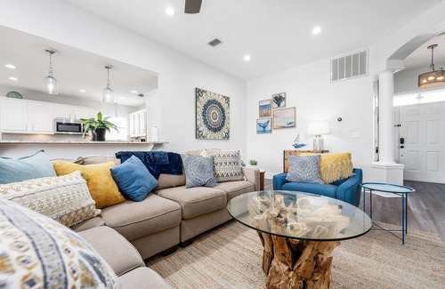 Avalon Beach Estates House | Luxurious Beach House with Community Heated Pool & Pickleball+Golf Cart