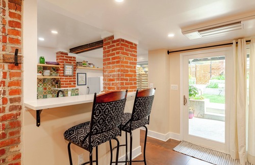 Petworth Apartment | Luxurious DC garden apartment w/King bed, for work and play, steps to Metro