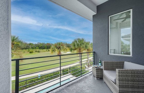 Reunion Apartment | Luxury 6BR Villa w Pool & Cinema, 4mi to Disney