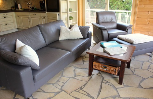 Woltersdorf Apartment | Luxury Apartment Seerose 90sqm at the Berliner See - canoes free - 2 bathrooms - sauna