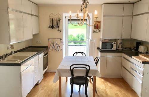 Poecking Apartment | Luxury apartment with balcony, garden use, 3-room, 4 people, Lake Starnberg