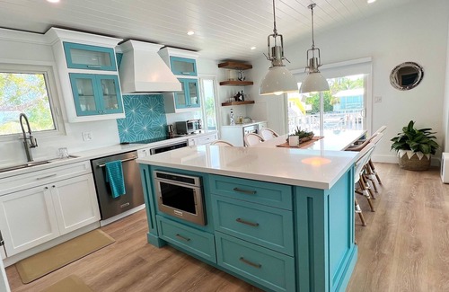 Indian Waterways House | Luxury Islamorada Oasis: Pool, Dock, Fire Pit, King Beds & Canal Views