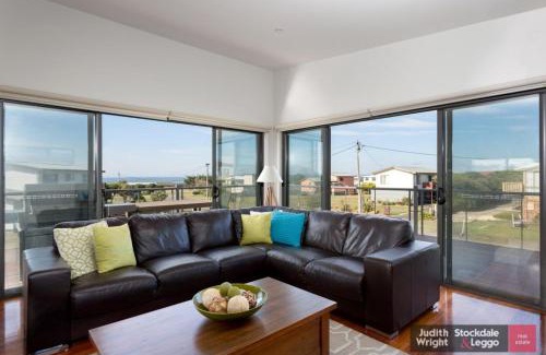 Surf Beach House | Luxury Retreat at Pristine Surf Beach with wood fireplace