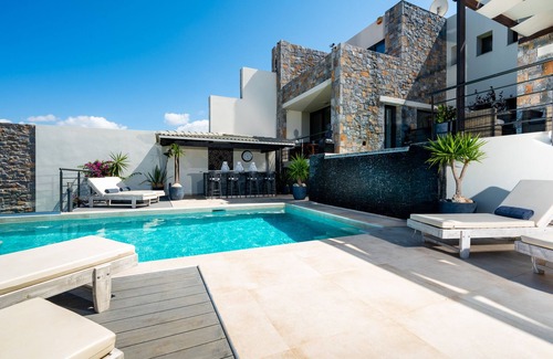Milatos Villa | Luxury Villa Lofos with Private Pool, Amazing Sea View, Sisi, Crete