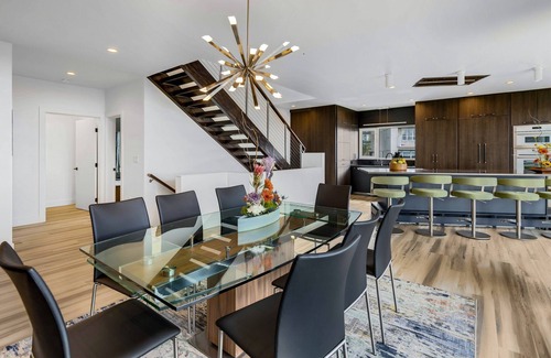 South Addition Villa | Luxury villa with inlet views, hot tub, decks, grill, balcony, fireplace, & W/D