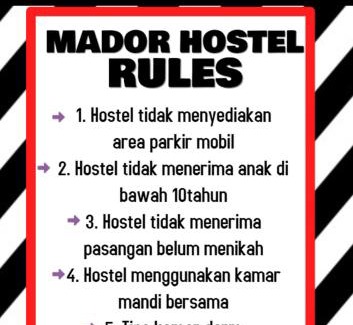 Klojen Hostel | MADOR Malang Dorm Hostel