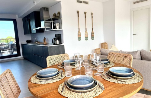 Les Deveses Apartment | Magnificent penthouse with sea view, very close to beach and child-friendly pool