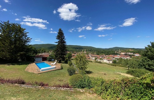 Encausse-les-Thermes Villa | Maison Dans les Bois Avec Piscine et vue Montagnes