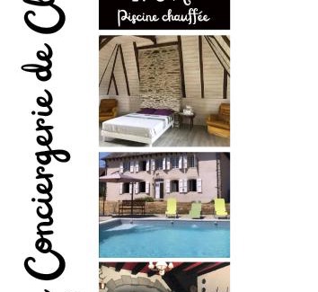 Roannes-Saint-Mary House | Maison de maître de 1789 rénovée avec piscine