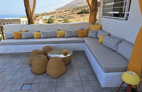 Aousja Villa | Maison de Vacance Avec vue Époustouflante sur Forêt, Montagne et mer Dar Noussa