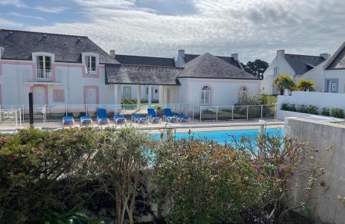 Locmaria House | Maison de vacances de 56 m2 dans résidence avec piscine chauffée proche plages