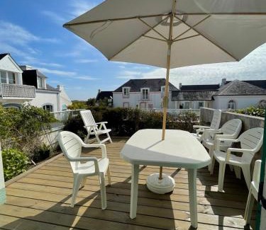 Locmaria House | Maison de vacances de 56 m2 dans résidence avec piscine chauffée proche plages