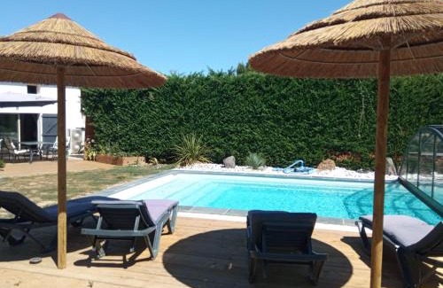 Le Champ-Saint-Pere Bed & Breakfast | Mas des Vignes Piscine chauffée