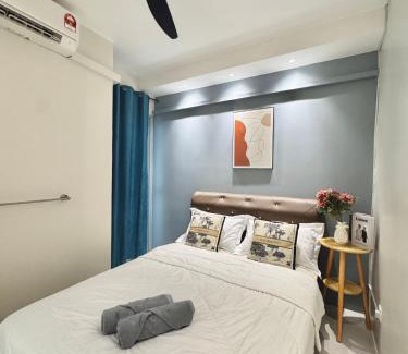 Pusat Komersil Lee Ling Apartment | Metrocity Square Condominium 3R2B - 8 Pax