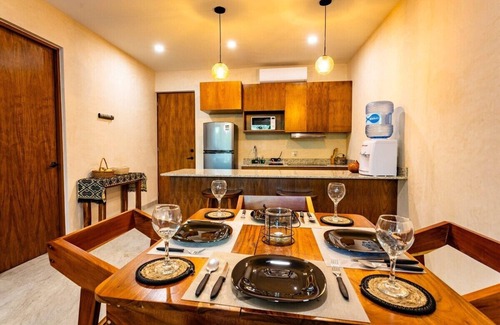 Bacalar Apartment | MICAELA apartment, pool, AC next to the lagoon