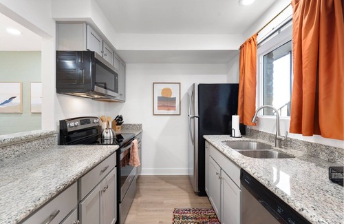 Fashion Square Condo | Mid-Century Escape by Old Town